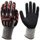 13G Oilfield Safety Work Cut Proof Work Gloves Anti Vibration Heavy Duty Impact Gloves