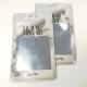 Glossy clear front dental floss plastic bags aluminum foil customized digital print zip lock bag packaging