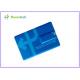 Blue Bank Credit Card  USB 2.0 Storage Device , Pen Drive Card