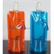 Promotional Customized Foldable Plastic Water Bottle Bag,Fashion bpa free bottle foldable water bag 480ml bagease pack