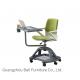 H680 Conference Office Chair With Wheels And Writing Tablet 3 Years Warranty