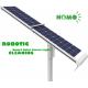 Super Brightness Self Cleaning Solar Panels / Solar Street Light Rosh Approved