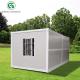20ft Shockproof Fold Out House Container Galvanized Steel Manufacturers
