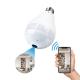 1080P Fisheye Wifi Light Bulb Security Camera For Farm Warehouse Courtyard