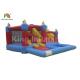 Fire - Retardant Outdoor Toddler Inflatable Bouncers With Slide / Water Pool