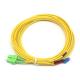 SC APC to LC UPC SM Duplex Fiber Optic Patch Cord for High-Performance Network Solutions