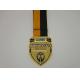 2D Design Die Struck Enamel Air Force Medals /  Zinc Alloy Hockey Medals
