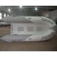 Deep V Aluminum RIB Boat PVC Inflatable Boats 6 Person With Foot pump