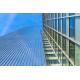 Weatherproof Metal Curtain Wall Exterior Glass Curtain Wall Class A Fire Resistant