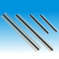 1.27mm 0.40SQ Pin Header Single Row Straight Right Angle