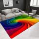 Colorful Customized Size Living Room Carpet 3D Area Rugs 2.4*3m