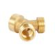 Lightweight Brass Pex Pipe Fittings 3 Way Brass Connector Corrosion Resistance