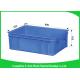 Plastic Storage Crates For Packaging , Leakproof Large Plastic Storage Boxes