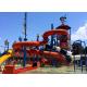 Multi Color Water Playground Equipment 1030M Size For Water Amusement Park