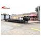 3 Line 6 Axles Hydraulic Low Bed Trailer With Heavy Duty Bogie Suspension