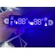 Customize 4 Digit 7 Segment LED Display Blue Color Common Anode For Smart Toilet