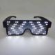 Rechargeable LED Light Up Eyeglasses , ABS Plastic Glow Up Glasses