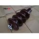 IEC standard HV bushing insulator for transformers, 11KV color brown