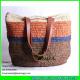 LUDA large striped bright color weave paper straw women beach bags