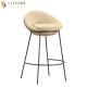 American Style Counter Height Backless Stools Fabric 93cm Height