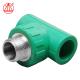 Dn 25mm 90 Angle PPR Pipe Elbow , PPR Elbow With Thread  Customized Colors