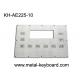 Custom Stainless Steel Panel Mount Keypad Kiosk With 10 Keys For Harsh Environment