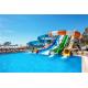 OEM Outdoor Commercial Amusement Park Carnival Ride Fiberglass Water Slide Sets