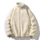 Premium Zip Up Sherpa Fleece Jacket 100% Cotton Custom Embroidery