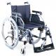 Affordable Foldable Aluminum Manual Wheelchair With Flip-Up And Height-Adjustable Armrest