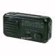 Portable 3 Band Radio 400g Multi Function Solar Battery Powered Hand Crank Radio