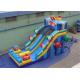 Happy Birthday Gift Inflatable Water Slide with Silk - screen Printing