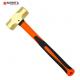 Non sparking tools Brass sledge hammer with fiberglass handle, Non-Magnetic, Die-Forge, Corrosion Resistant,