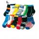 Good washable knitted colorful design anti-bacterial terry cotton boys socks