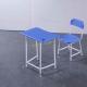 Fixed height HDPE Standard Middle School Metal Desk and Chair Set
