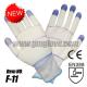 PU coated Anti Static Cleanroom Gloves
