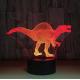 Spinosaurus 3D Night Light 7 Colors Change with Remote Timing Help Kids Fell Safe at Night or As A Gift Idea for Girls