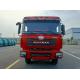 Red SHACMAN 8x4 Dump Truck F3000 8 Wheeler Dump Truck 380 EuroII