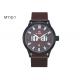 Men's Quartz Watch Water Proof  PU Leather Strap Hot Sale Wrist Watch M112