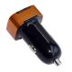 Orange / Red Mini USB Car Chargers With Short Circuit Protection For Mobile Phone / MP3