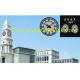 four 4 faces tower building clocks with GPS synchronization,double side street clock-GOOD CLOCK YANTAI)TRUST-WELL CO LT.
