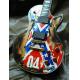 Custom LP Electric Guitar One Piece Body Neck RebelAged Guitar