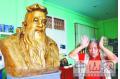 Statue of Confucius made by handicraft master