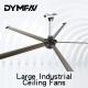 7.1m 1.5kw HVLS Big Industrial Ceiling Fans For Workshops