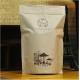 Coffee Bean Customized Paper Bags Brown Kraft With Window and Zipper craft paper bag
