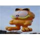 Advertising Inflatable Cartoon Cat Character Balloon , Giant Animals Flying Ball