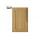 Wood Grain Shaker Kitchen Cabinet Doors 458*688mm With PVC Film Wrapped