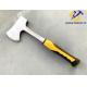 600G Size Forged Steel Materials Ax With Solid Steel Handle And Yellow Color Gum Cover
