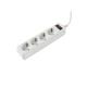 European Plug Energy Saving Power Strip 4 Outlets Residential / General Purpose