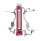201 Stainless Steel Outdoor Workout Equipment Anti Uv Plastic