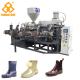 PLC Control Plastic Shoes Making Machine For Short lady's Fashion Boots / Slipper / Sandals